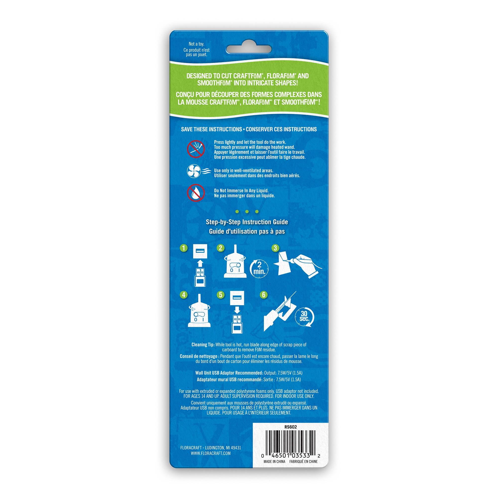 FloraCraft® Heated CleanKut® Foam Cutter Tool-With Stand